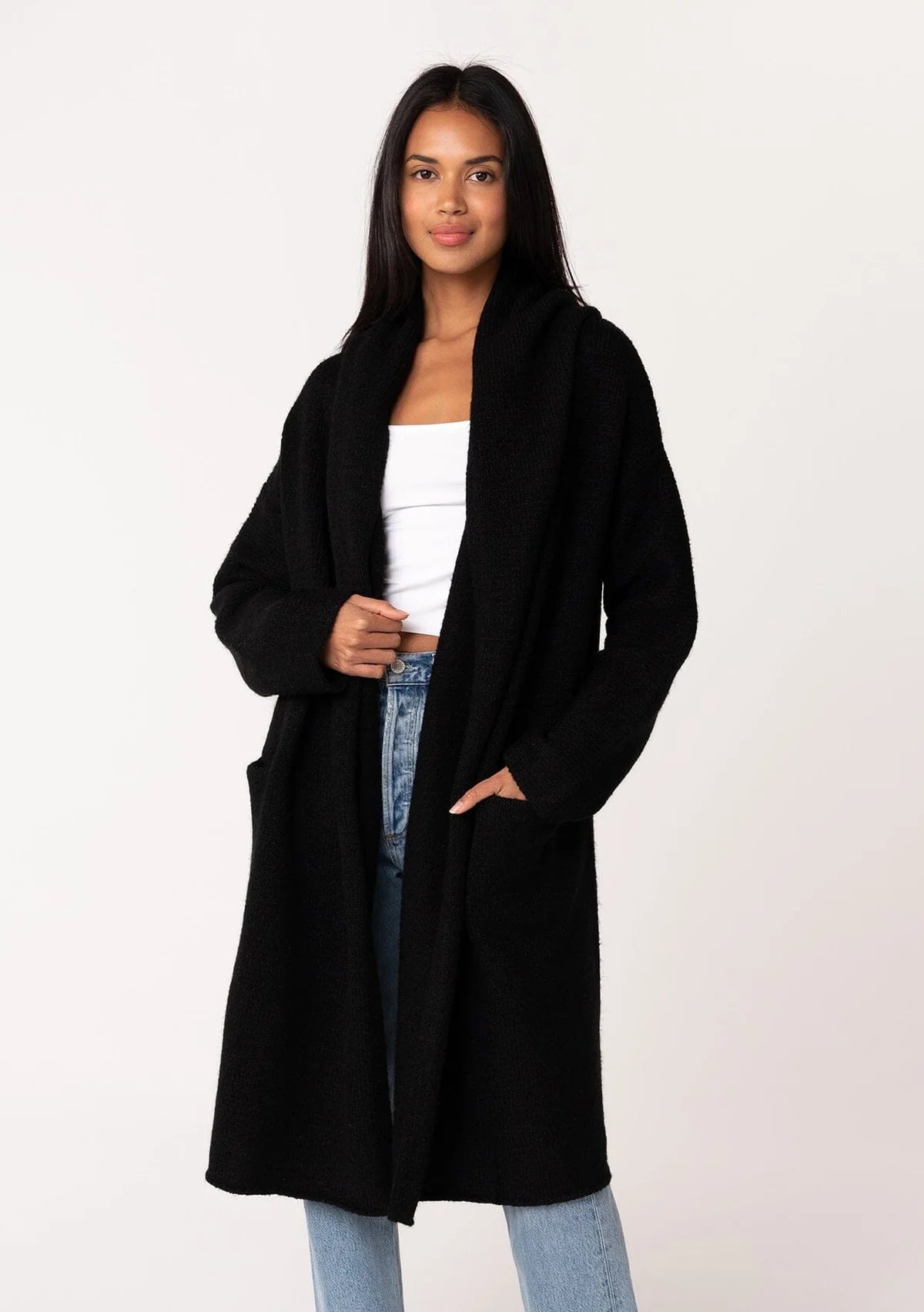 Oversized Two Pocket Cardigan