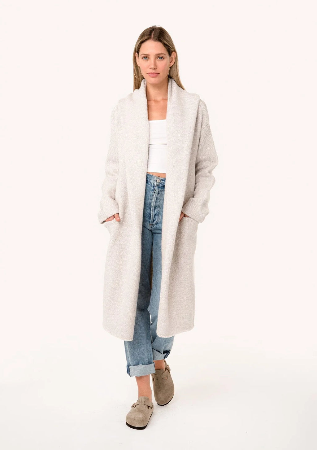 Oversized Two Pocket Cardigan