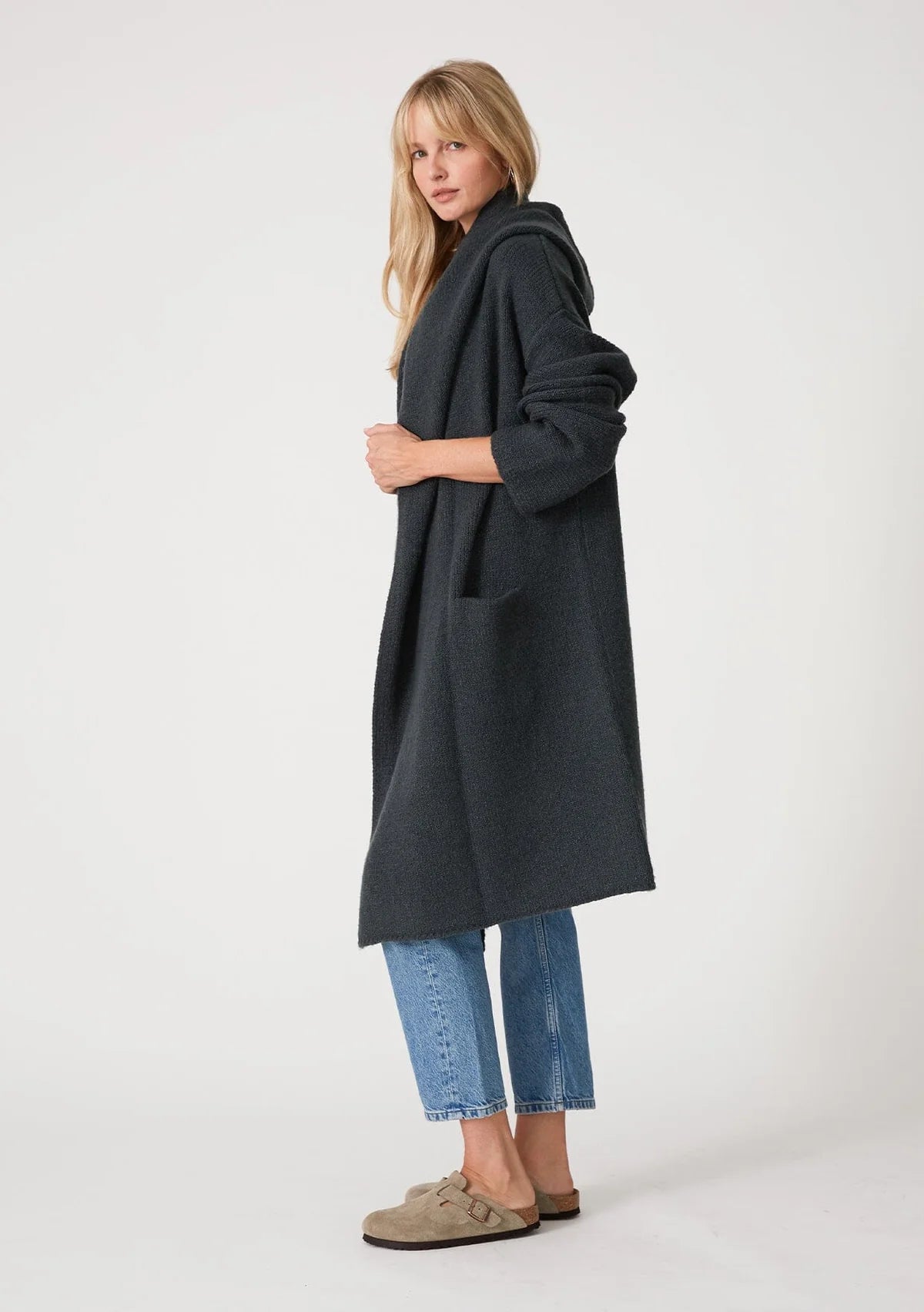 Oversized Two Pocket Cardigan