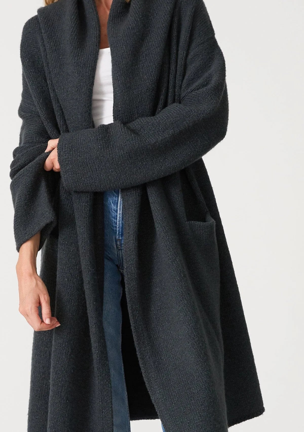 Oversized Two Pocket Cardigan