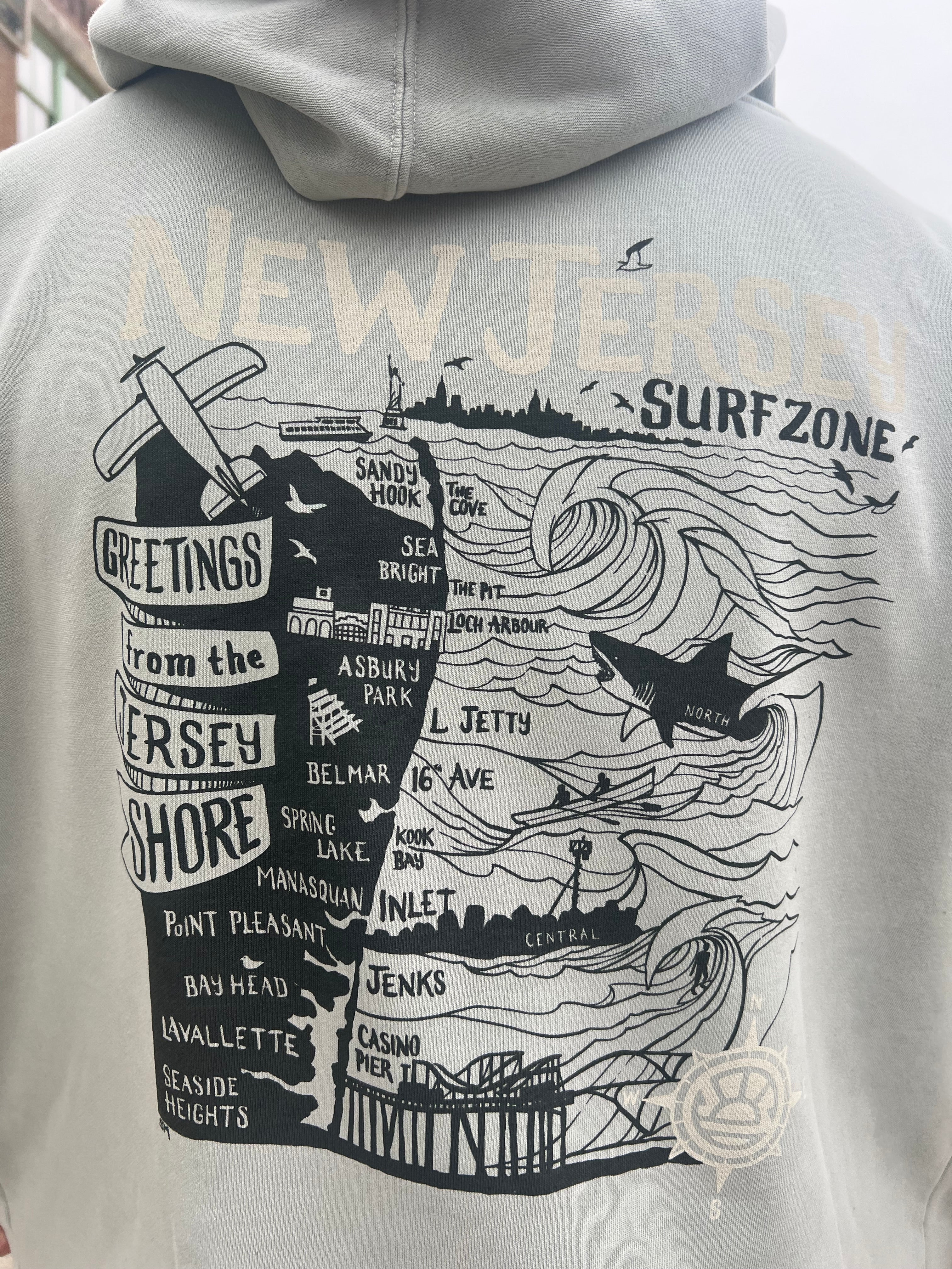 New Jersey Surf Zone 2-Tone Hoodie