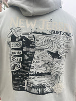 New Jersey Surf Zone 2-Tone Hoodie