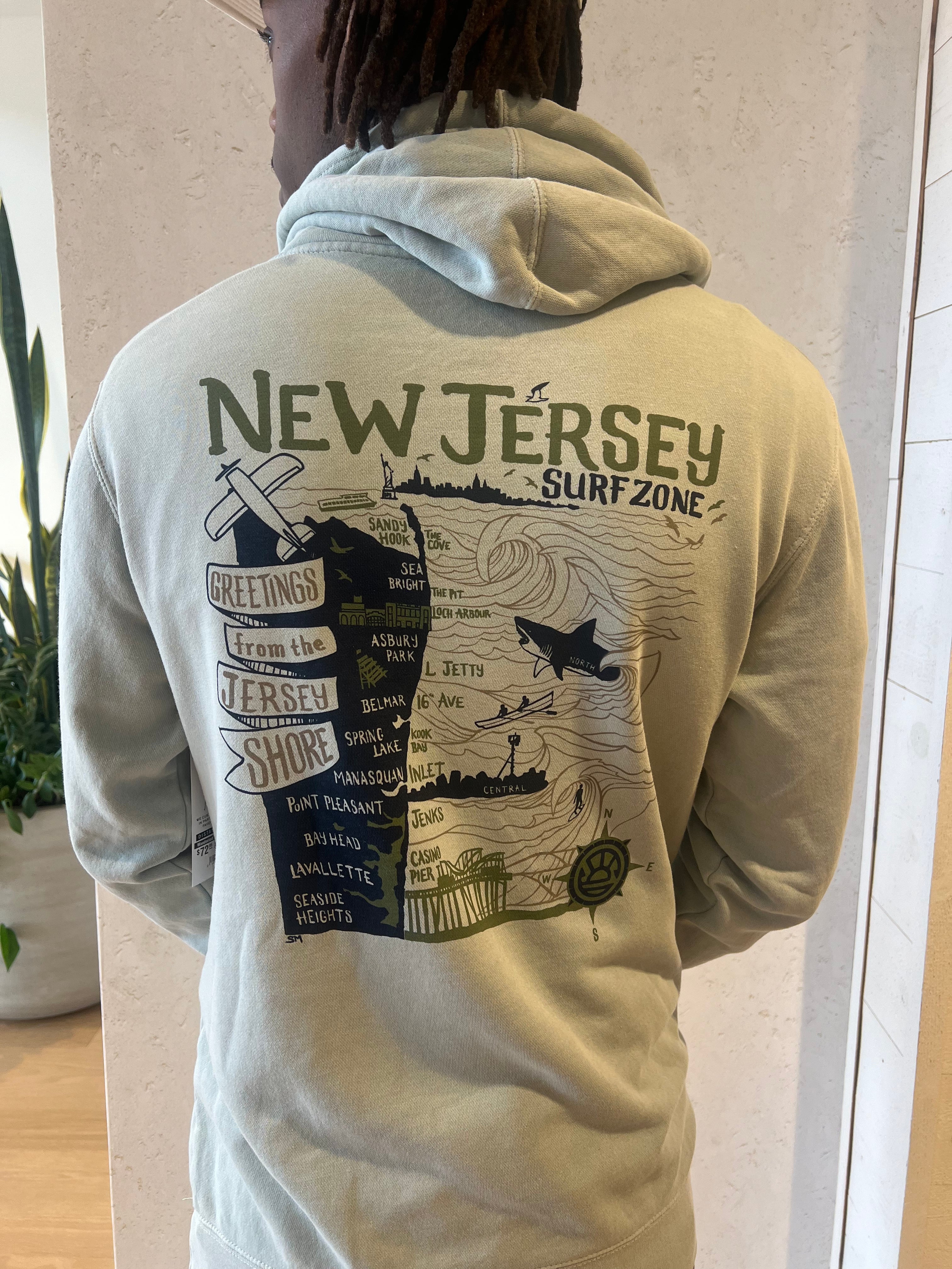 New Jersey Surf Zone 3-Tone Hoodie (3 Colorways)