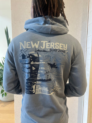 New Jersey Surf Zone 3-Tone Hoodie (3 Colorways)