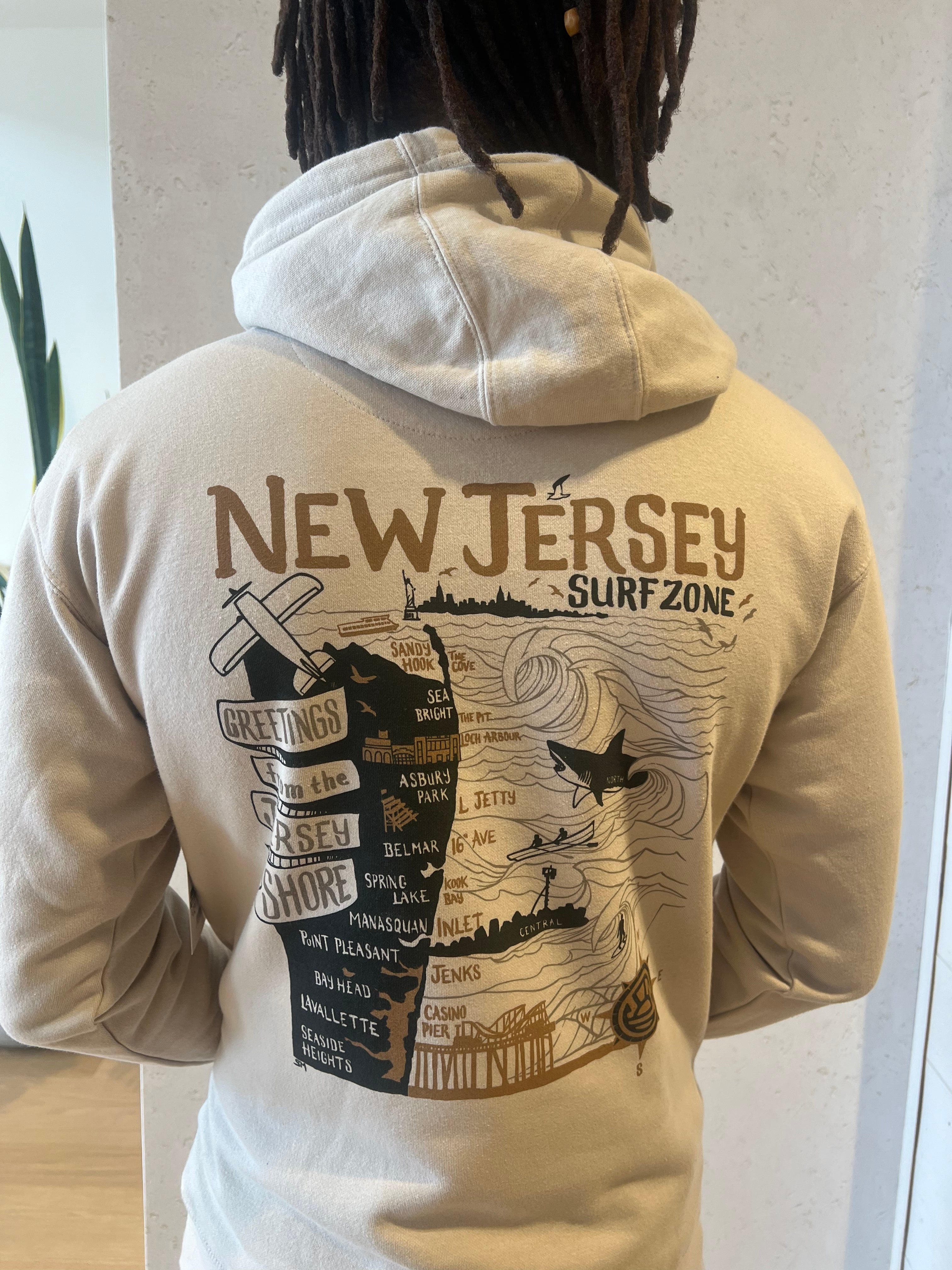 New Jersey Surf Zone 3-Tone Hoodie (3 Colorways)