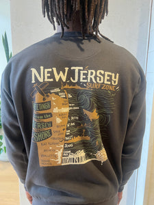 New Jersey Surf Zone 3-Tone Crew