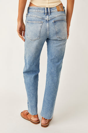 Risk Taker High-Rise Straight Jeans