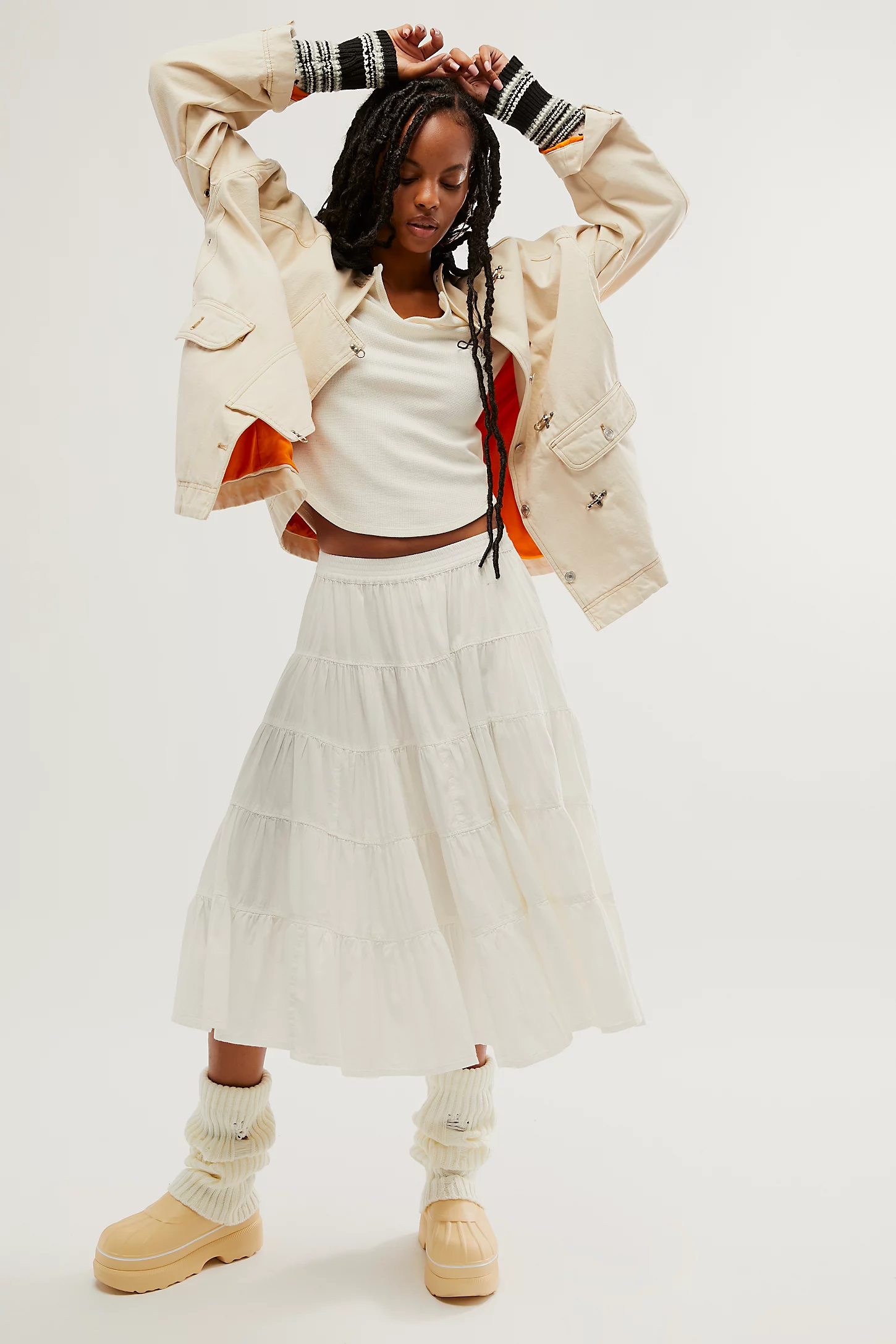 Swing sales skirt midi