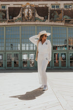 Asbury Park Ribbed Wide Leg Pant