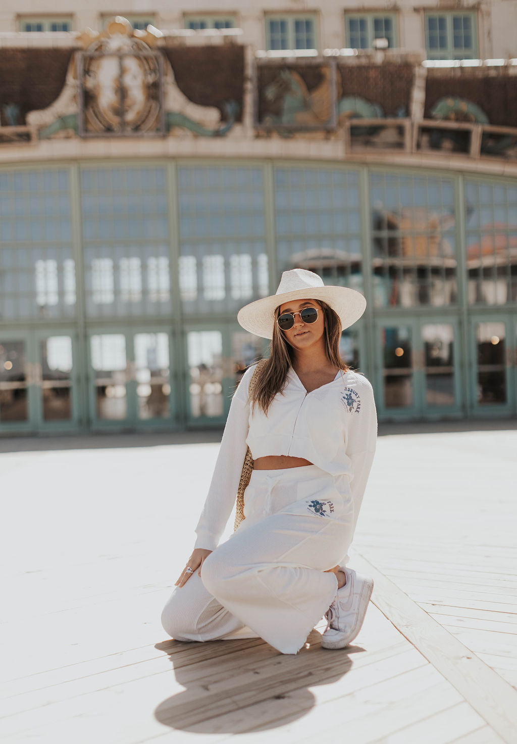 Asbury Park Ribbed Wide Leg Pant