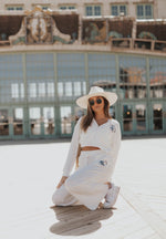 Asbury Park Ribbed Wide Leg Pant